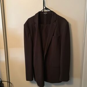 Express slim fit brown suit 44R